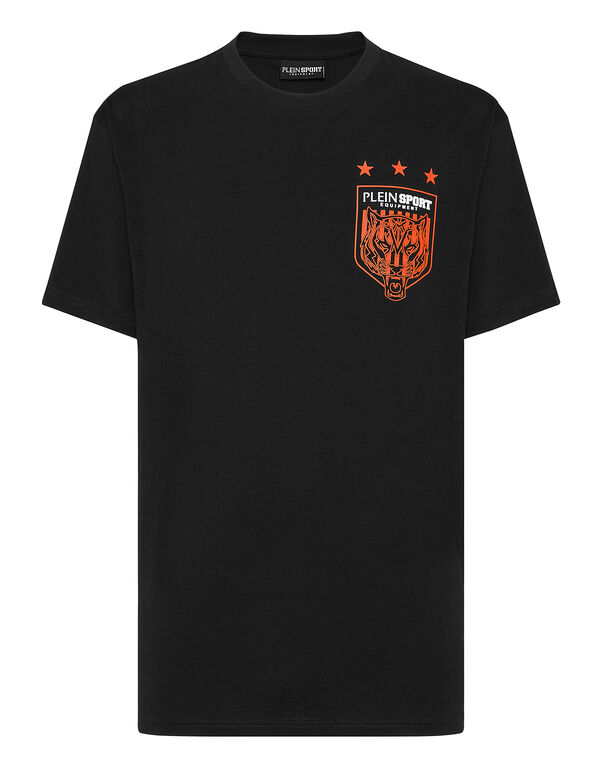 plein sport T-shirt Round Neck SS Tiger Crest Edition black / orange