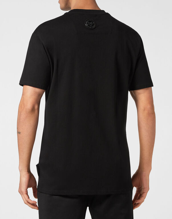 Plein Sport T-shirt Round Neck SS Tiger Crest Edition Black/silver