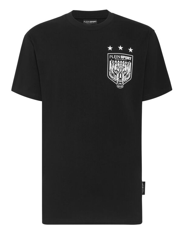 plein sport T-shirt Round Neck SS Tiger Crest Edition black