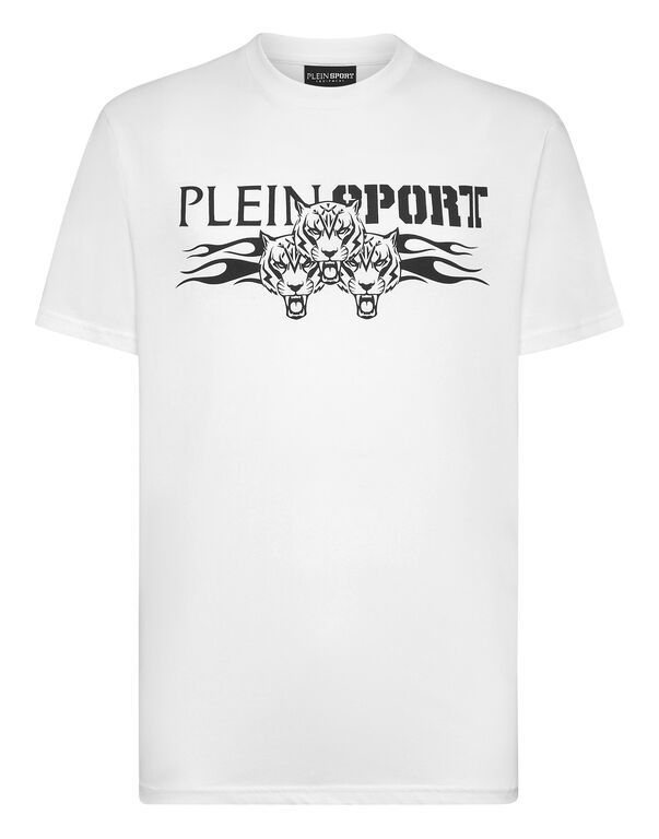 plein sport T-shirt Round Neck SS Tiger white / black