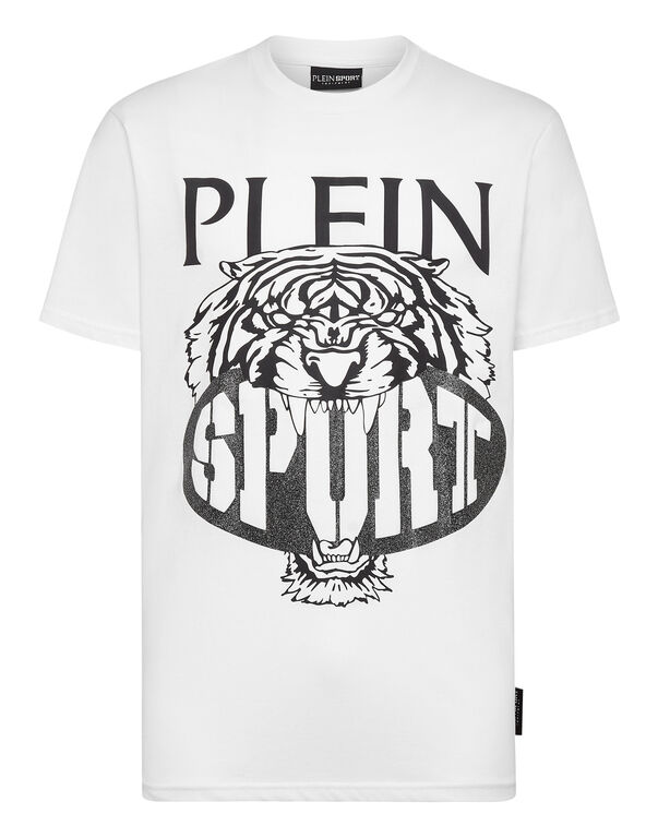 plein sport T-shirt Round Neck SS Tiger white / black