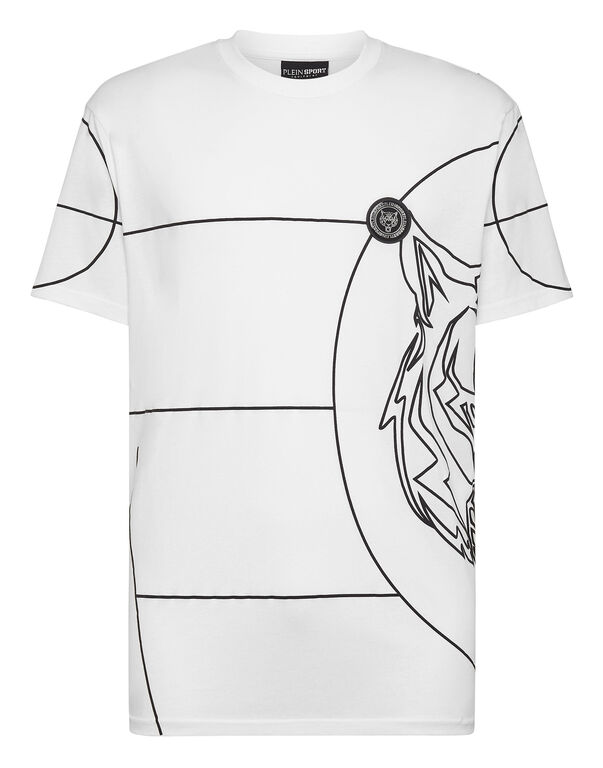 plein sport T-shirt Round Neck SS Tiger white / black
