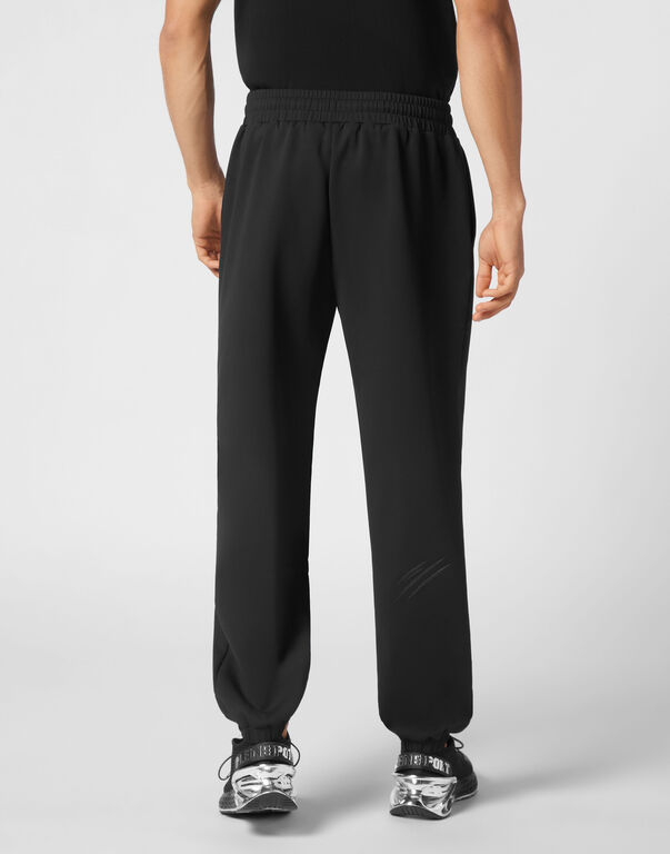 Plein Sport Technical Loose Fit Jogging Pants Black