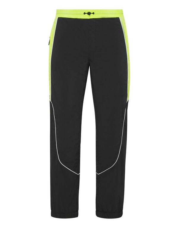 plein sport Technical Loose Fit Jogging Pants Scratch black/yellow fluo