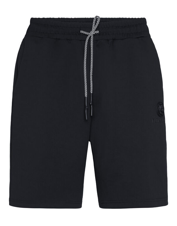 plein sport Technical Loose Fit Jogging Shorts black