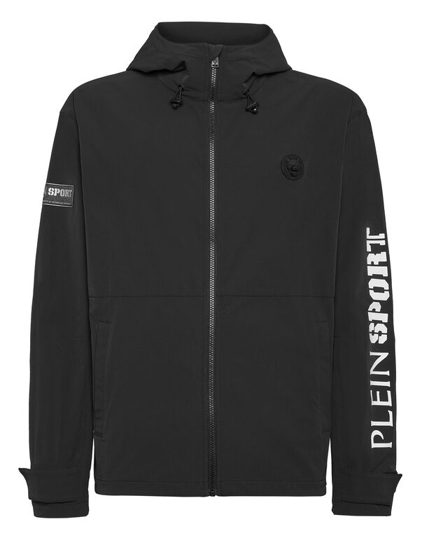 plein sport Technical Nylon Jacket LS Scratch black
