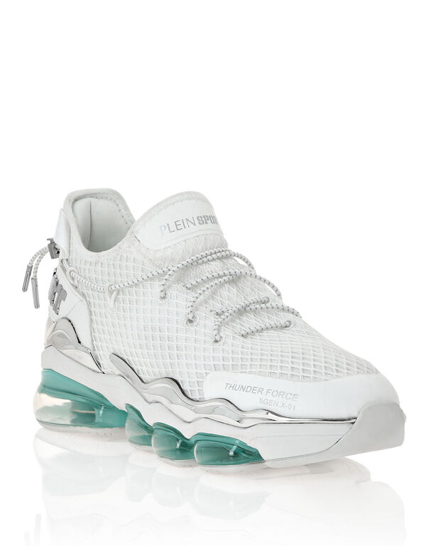 Plein Sport Thunder Force Genx 01: Runner Edition White / Light Blue