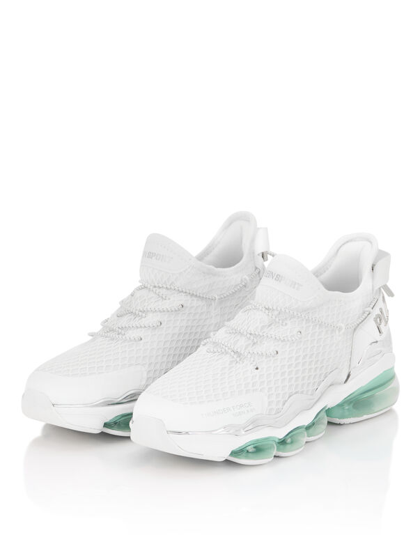 Plein Sport Thunder Force Genx 01: Runner Edition White / Light Blue