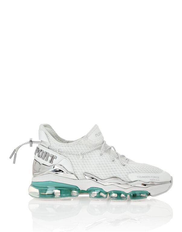 Plein Sport Thunder Force Genx 01: Runner Edition White / Light Blue