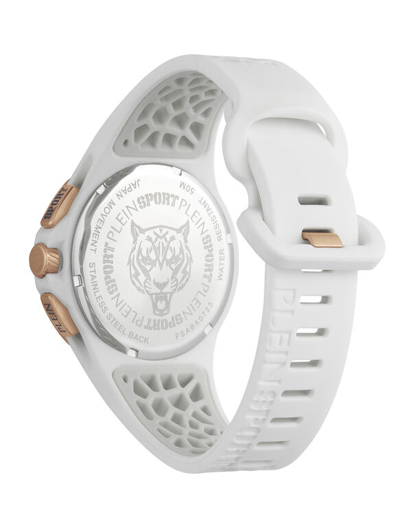 Plein Sport THUNDERSTORM CHRONO Unisex Watch White / Gold