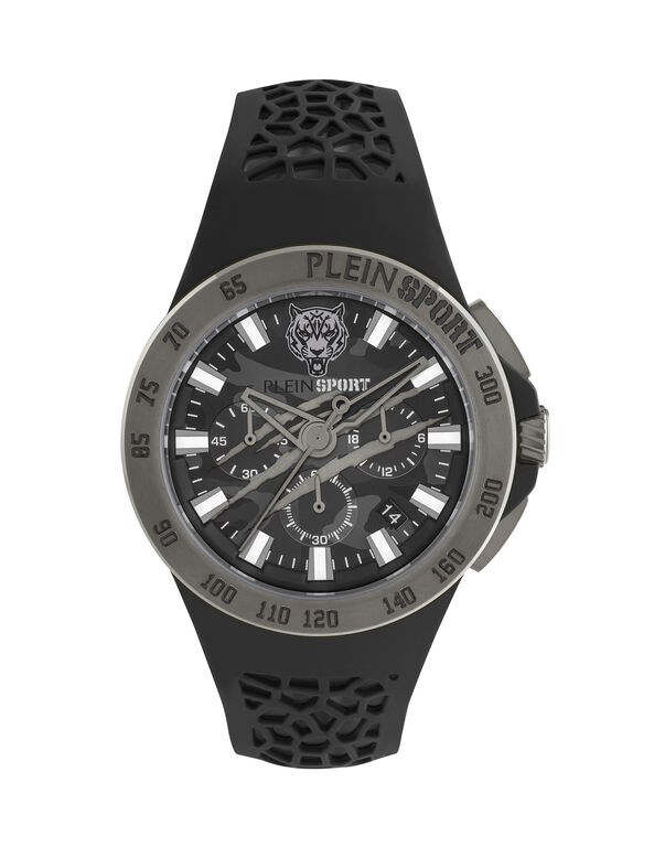 plein sport THUNDERSTORM CHRONO Watch black/grey steal