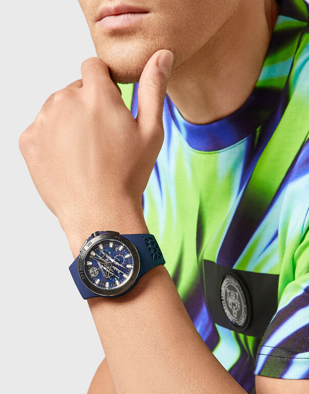 Plein Sport THUNDERSTORM CHRONO Watch Blue/grey Steal