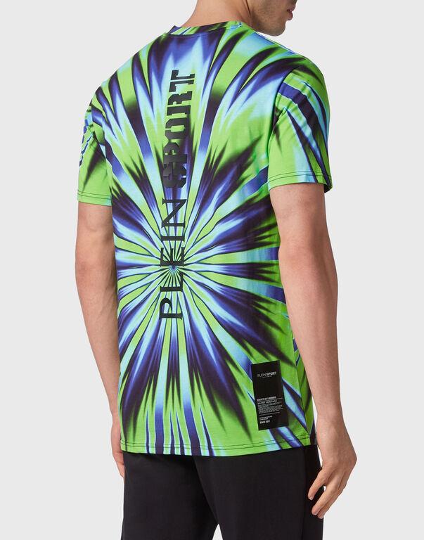 Plein Sport Tie-dye T-shirt Round Neck SS Multicolor