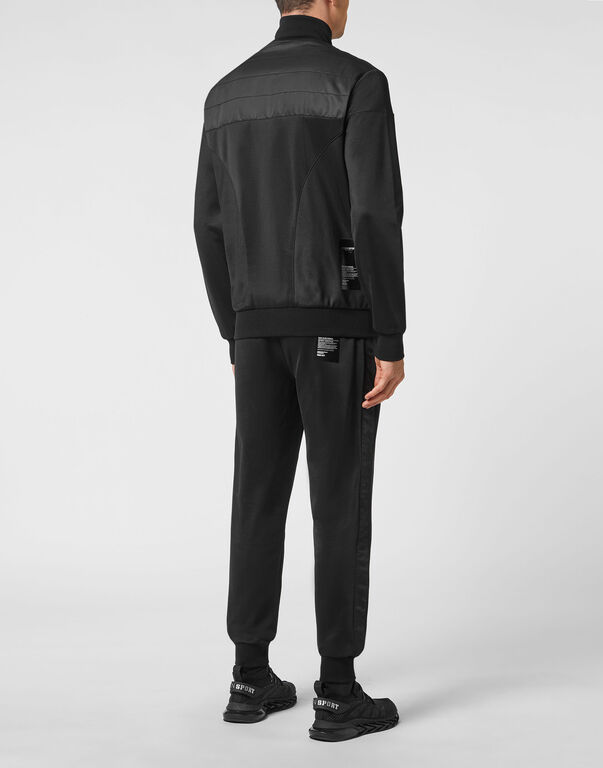 Plein Sport Tracksuit: Zip-up Jacket + Jogging Pants Tiger Black