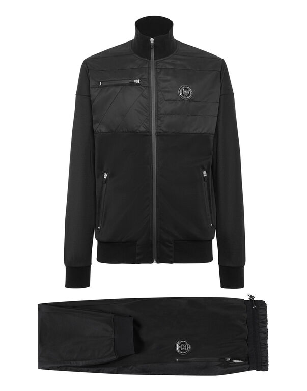 plein sport Tracksuit: Zip-up Jacket + jogging pants Tiger black
