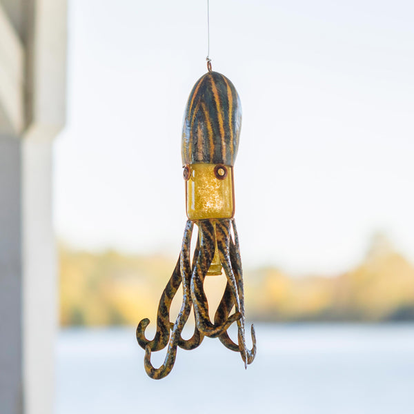 Plow & Hearth 14" Ocean Animals Outdoor Hanging Bottle Decor