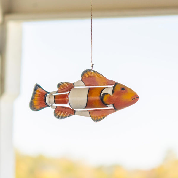 plow & hearth 14" Ocean Animals Outdoor Hanging Bottle Decor