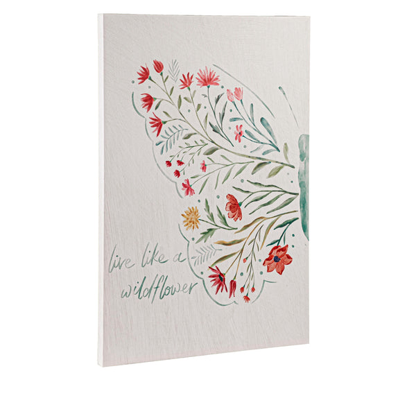 Plow & Hearth 24x36 Life Like A Wildflower & Be Wild & Free Set Of 2