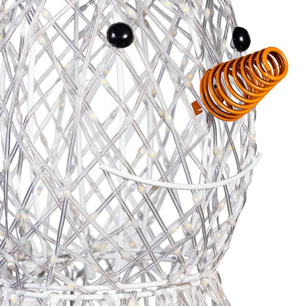 Plow & Hearth 40" Season To Sparkle LED Snowman Garden Statue