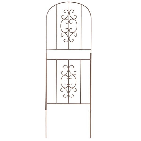 Plow & Hearth 6 Ft. Montebello Tall Iron Garden Edging