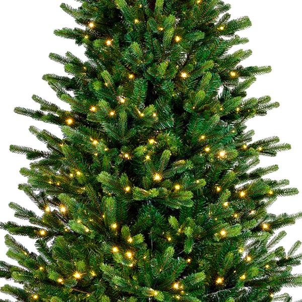 Plow & Hearth 7'3" Sussex Fir Christmas Tree With Warm White And Color-Changing LEDs