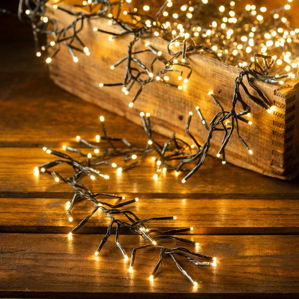 Plow & Hearth 78" Outdoor LED Cascade Lights With Warm White Lights
