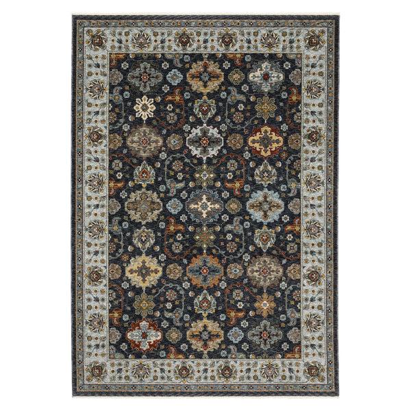 plow & hearth Alexandria Traditional Polyester Rug 6' x 9'