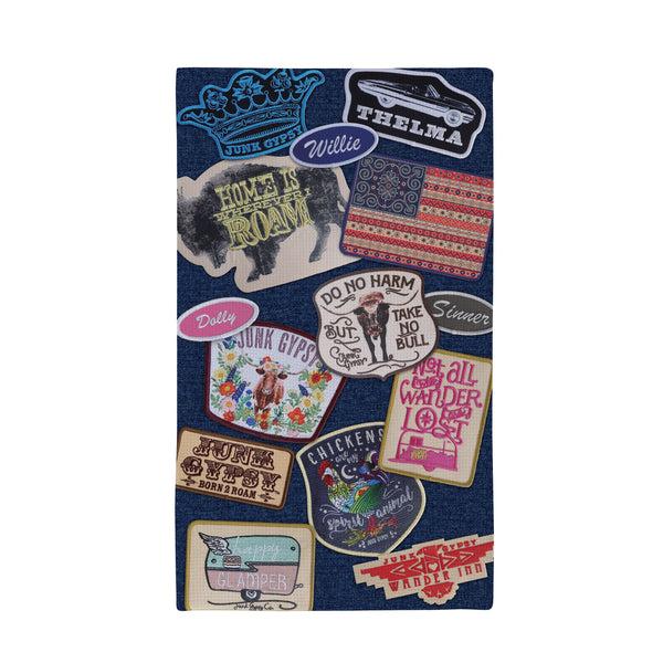 Plow & Hearth Americana BOHO By JG Quick Dry Kitchen Towel 18" X 30"