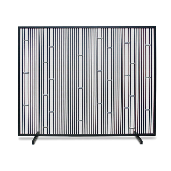 plow & hearth Arden Single Panel Mesh Fireplace Screen