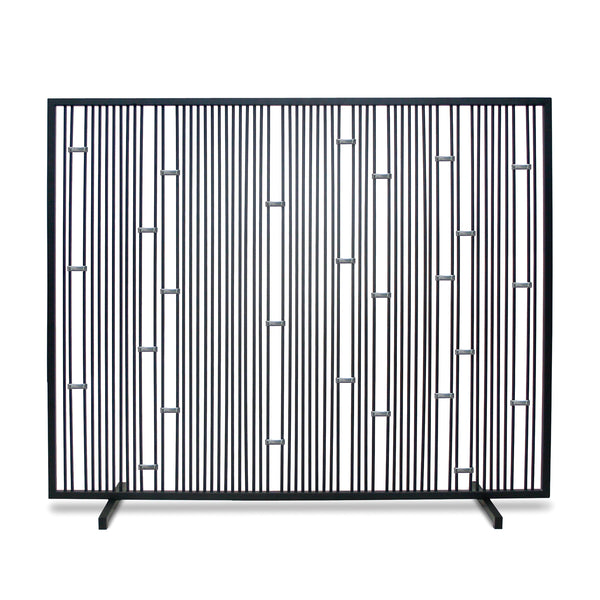 plow & hearth Arden Single Panel Summer Fireplace Screen