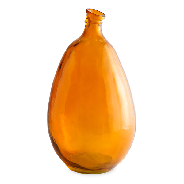 plow & hearth Artisan-Crafted Recycled Glass Tall Vase