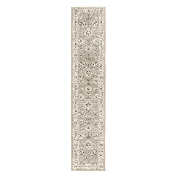 Plow & Hearth Ashland Daybreak Synthetic Blend Indoor Border Rug
