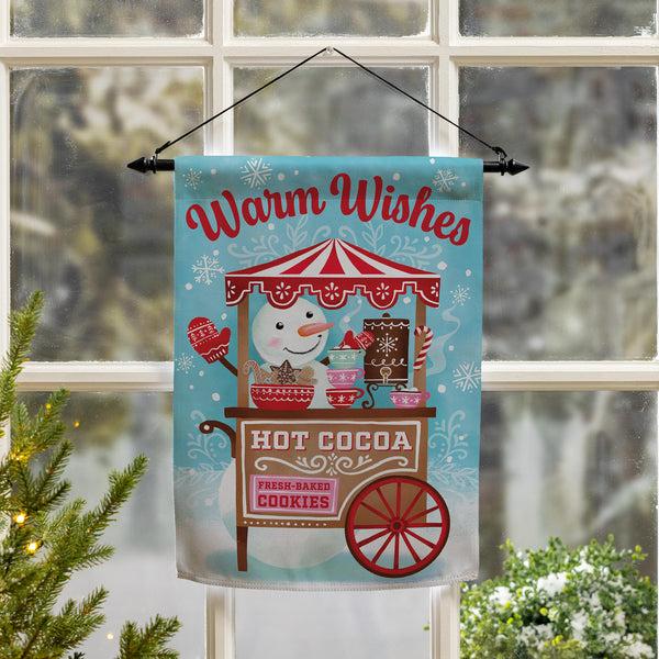 Plow & Hearth Baking Spirits Bright Suede Garden Flag