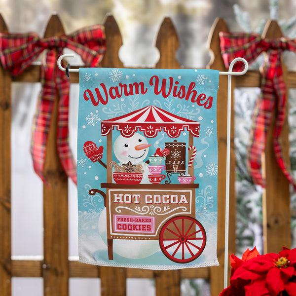 Plow & Hearth Baking Spirits Bright Suede Garden Flag