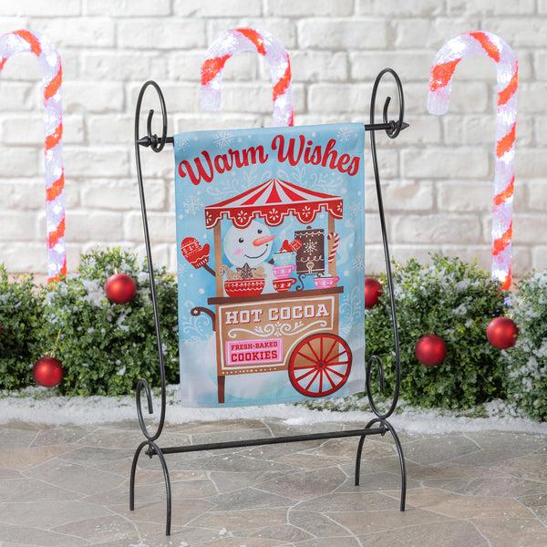 plow & hearth Baking Spirits Bright Suede Garden Flag