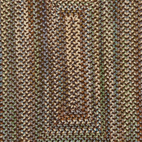 Plow & Hearth Bear Creek Rectangular Braided Wool Blend Rug 24"x 36"