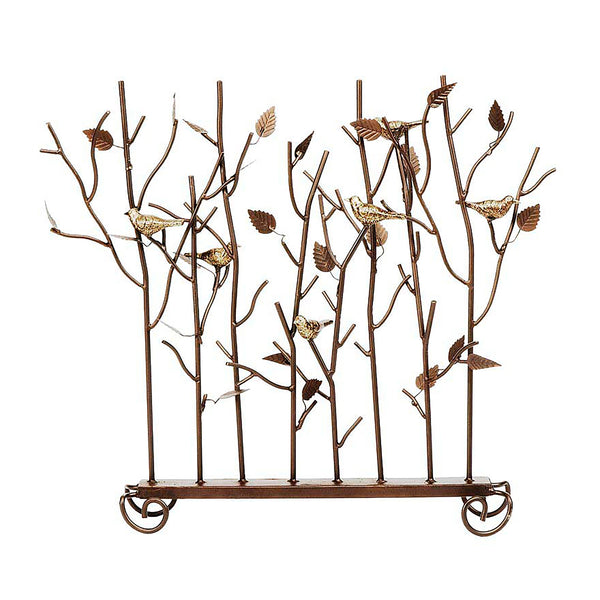 plow & hearth Birds Summer Decorative Fireplace Screen