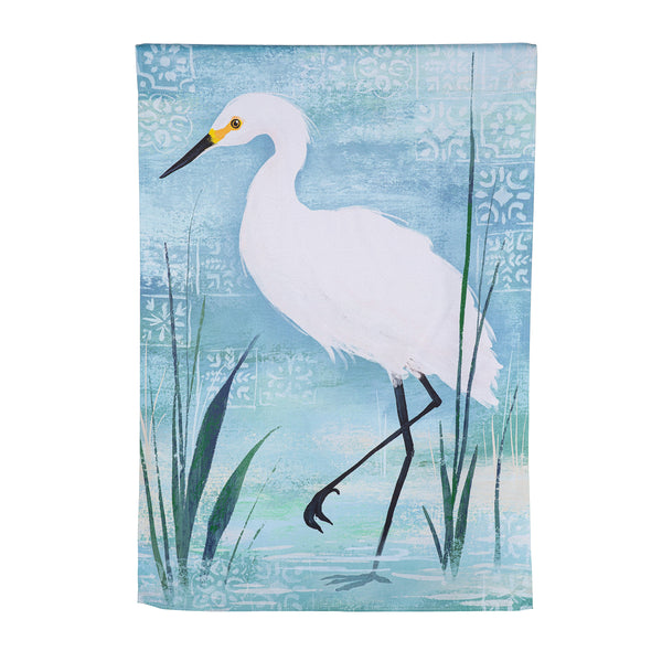 Plow & Hearth Blue Heron Reversible Suede House Flags