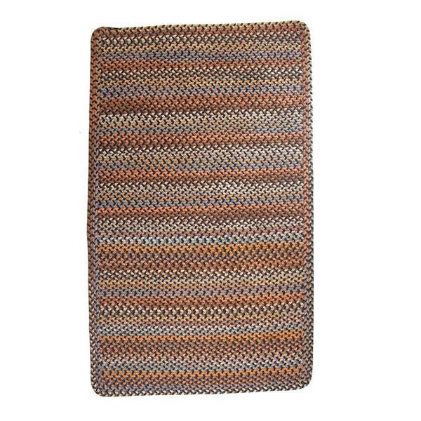 Plow & Hearth Blue Ridge Rectangle Wool Braided Rug 7' X 9'