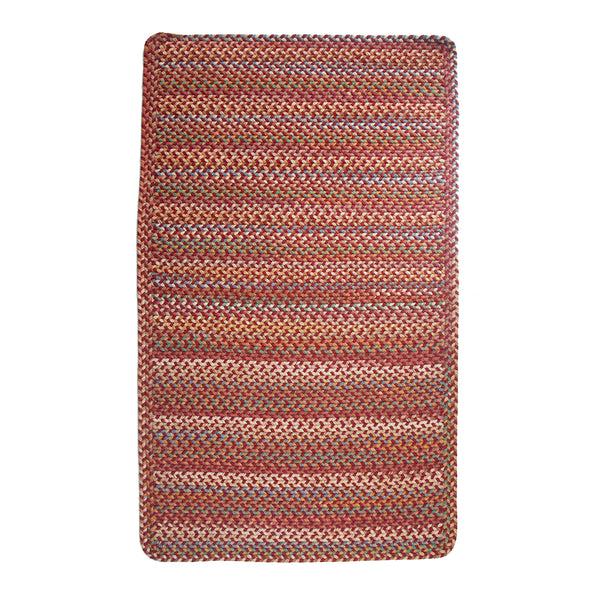Plow & Hearth Blue Ridge Rectangle Wool Braided Rug 8' Sq