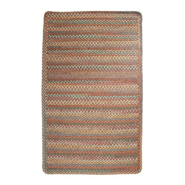 Plow & Hearth Blue Ridge Rectangle Wool Braided Rug 8' X 11'