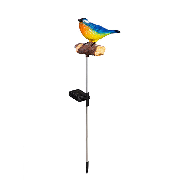 Plow & Hearth Bluebird Chirping Charmer Solar Garden Stake