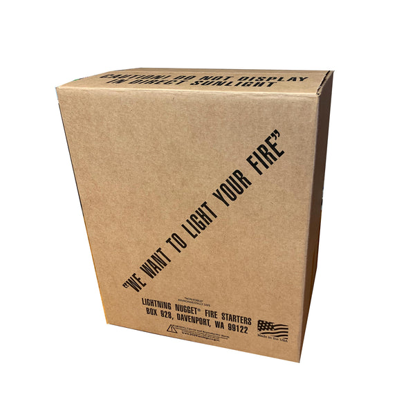 Plow & Hearth Box Of 350 Lightning Nuggets Fire Starters