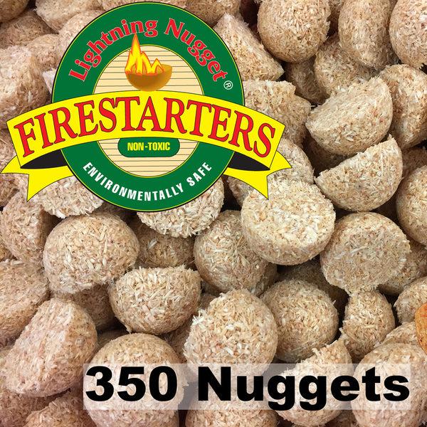 plow & hearth Box of 350 Lightning Nuggets Fire Starters