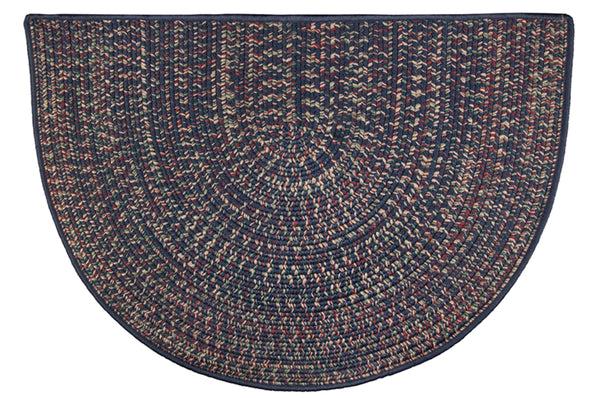Plow & Hearth Braided Polypropylene Hearth Red Rug 46" X 31"