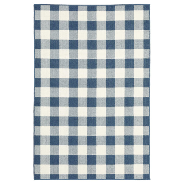 Plow & Hearth Buffalo Plaid Indoor And Outdoor Polypropylene Rug 5'3" X 7'6"