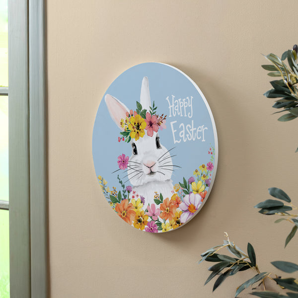 Plow & Hearth Bunny Blooms Floral Bunny 18" Door Décor