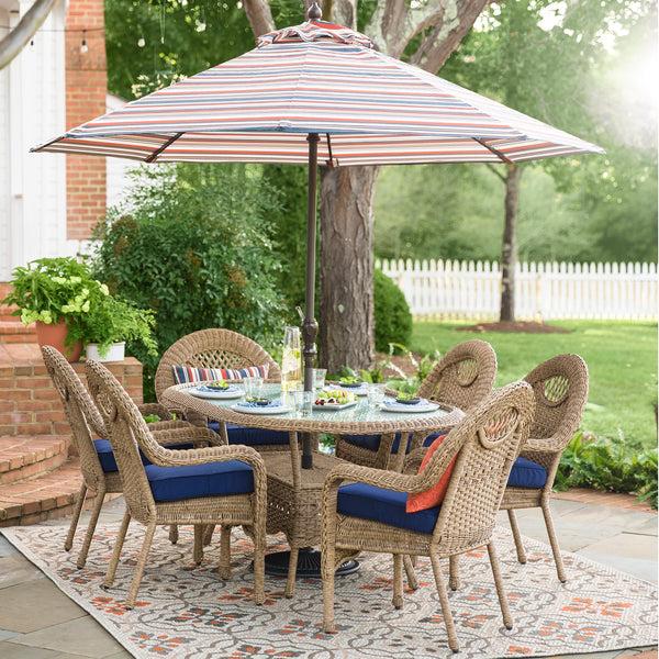 plow & hearth Cambridge Tilework Indoor/Outdoor Rug 3'3" x 5'