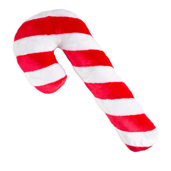 Plow & Hearth Candy Cane Plush Cuddle Holiday Body Pillow