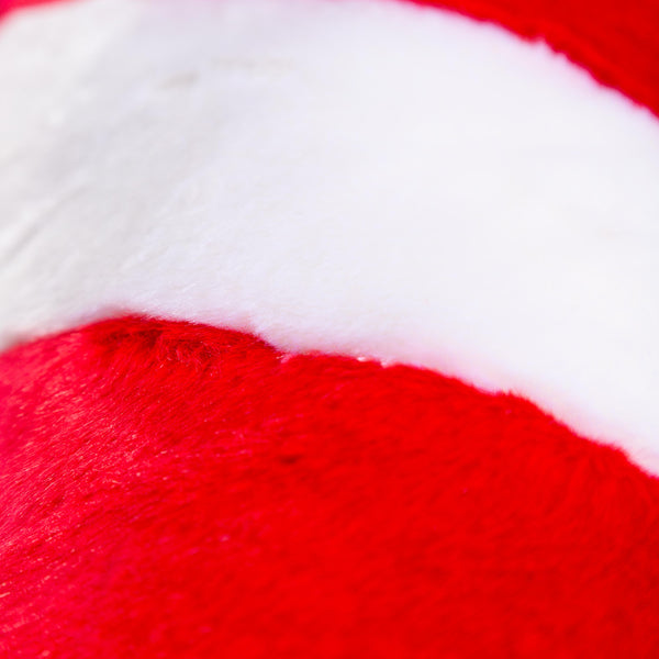 Plow & Hearth Candy Cane Plush Cuddle Holiday Body Pillow